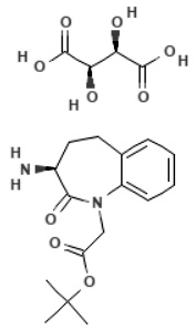 (3S)-3-氨基-2,3,4,5-四氫-2-氧代-1H-1-苯并氮雜卓-1-乙酸叔丁酯L-(+)酒石酸鹽