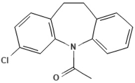 3-氯-5-乙酰基亞氨基二芐